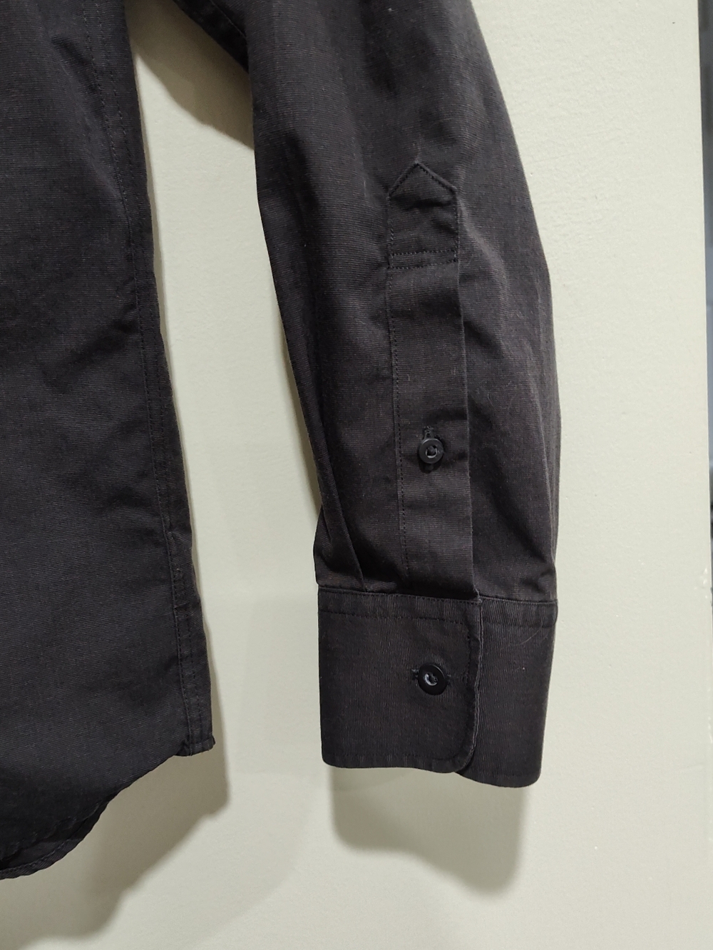 UNTUCKit Men's Shirt XL Relaxed Fit Black Wrinkle Free 100% Cotton Button Down - Picture 2 of 9